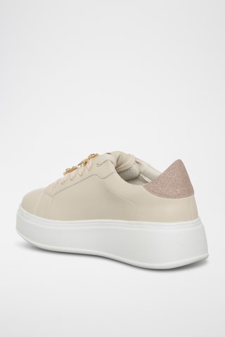 Platform Sneakers - Beige - Loretta by Loretta