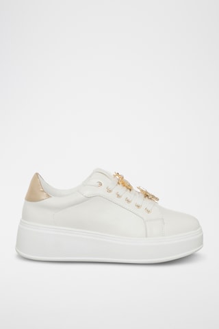 Sapatilhas com plataforma - Branco - Loretta by Loretta