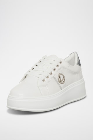 Sapatilhas com plataforma - Branco - Loretta by Loretta