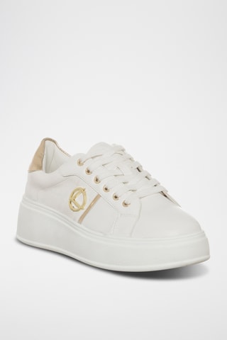 Platform Sneakers - Wit - Loretta by Loretta