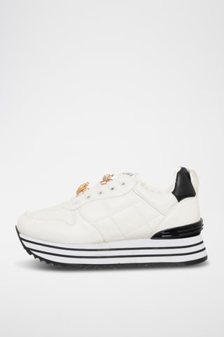 Platform Sneakers - Wit - Loretta by Loretta