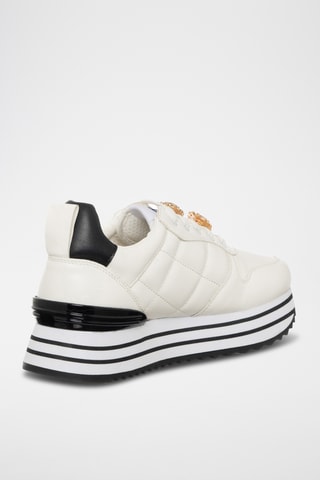 Platform Sneakers - Wit - Loretta by Loretta