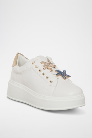Platform Sneakers - Wit - Loretta by Loretta