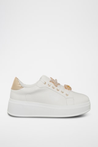 Platform Sneakers - Ecru - Loretta by Loretta