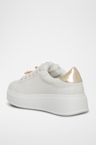 Platform Sneakers - Ecru - Loretta by Loretta