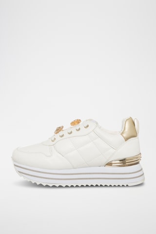 Platform Sneakers - Wit - Loretta by Loretta