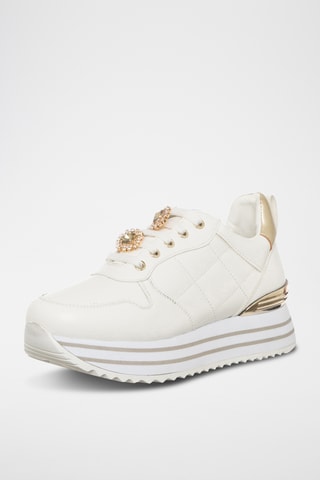Platform Sneakers - Wit - Loretta by Loretta
