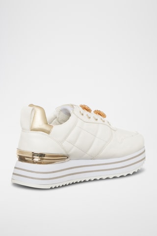 Platform Sneakers - Wit - Loretta by Loretta