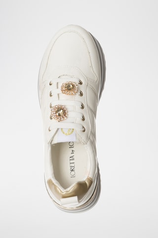 Platform Sneakers - Wit - Loretta by Loretta