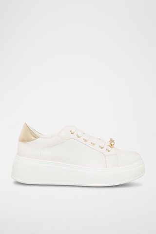 Sapatilhas com plataforma - Branco - Loretta By Loretta