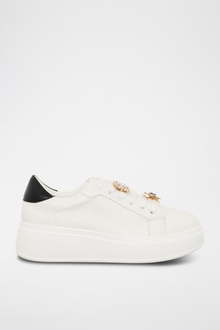 Sapatilhas com plataforma - Branco - Loretta By Loretta