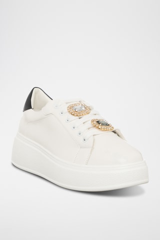 Sapatilhas com plataforma - Branco - Loretta By Loretta