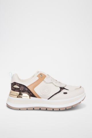 Platform Sneakers - Ivoorkleurig - Laura Biagotti