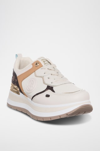 Platform Sneakers - Ivoorkleurig - Laura Biagotti