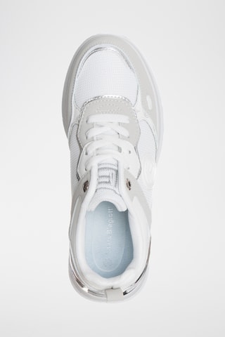 Platform Sneakers - Wit en Lichtgrjis - Laura Biagotti