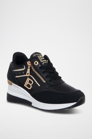 Wedge Sneakers - Zwart - Laura Biagotti