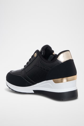 Wedge Sneakers - Zwart - Laura Biagotti