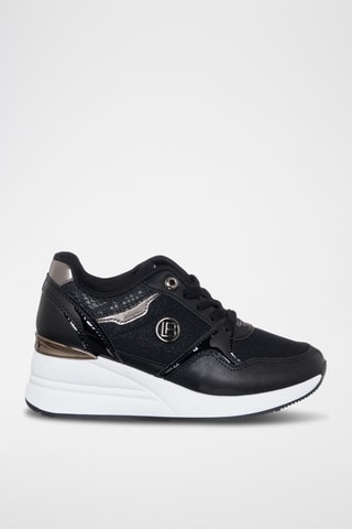 Wedge Sneakers - Zwart - Laura Biagotti