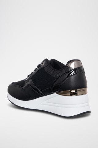 Wedge Sneakers - Zwart - Laura Biagotti