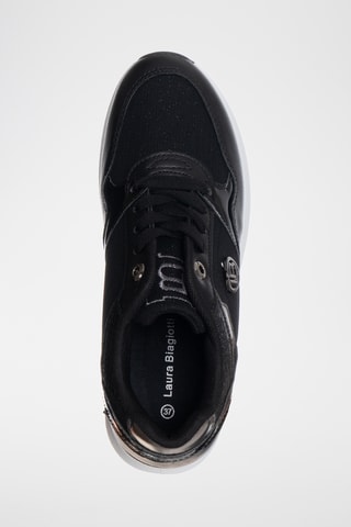 Wedge Sneakers - Zwart - Laura Biagotti