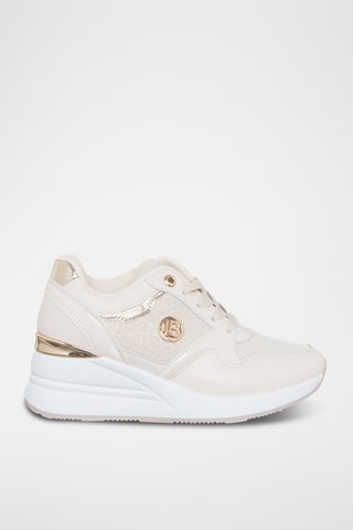 Wedge Sneakers - Ivoorkleurig - Laura Biagotti