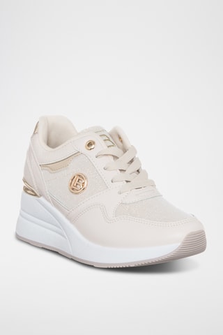 Wedge Sneakers - Ivoorkleurig - Laura Biagotti