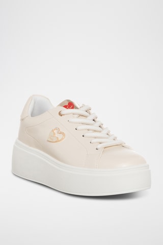 Platform Sneakers - Ivoorkleurig - Tua by Braccialini