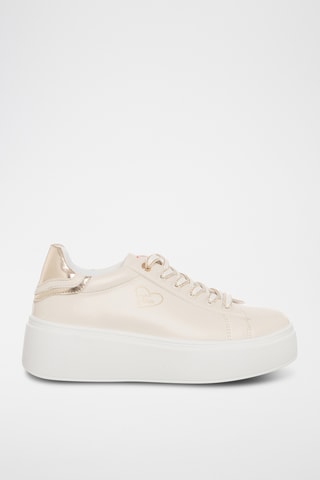 Platform Sneakers - Ivoorkleurig - Tua by Braccialini
