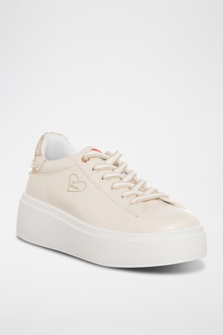 Platform Sneakers - Ivoorkleurig - Tua by Braccialini