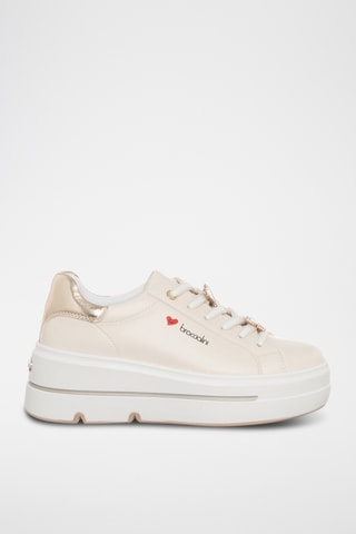 Platform Sneakers - Ivoorkleurig - Tua by Braccialini
