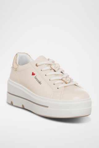 Platform Sneakers - Ivoorkleurig - Tua by Braccialini