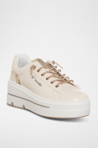 Platform Sneakers - Ivoorkleurig - Tua by Braccialini