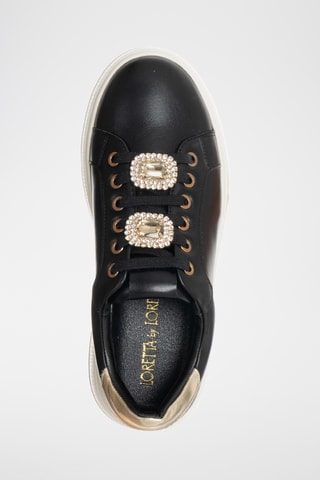 Platform Sneakers - Zwart - Loretta by Loretta