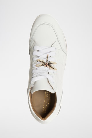 Kalfsleren Platform Sneakers - Wit - Loretta Pettinari