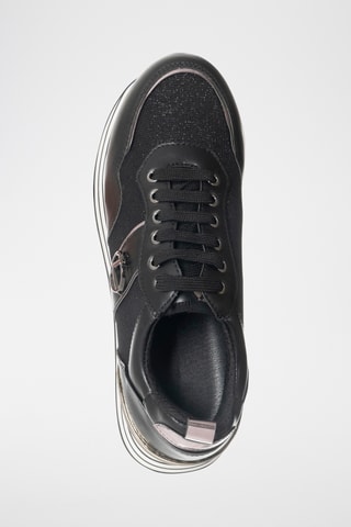 Platform Sneakers - Zwart - Loretta by Loretta