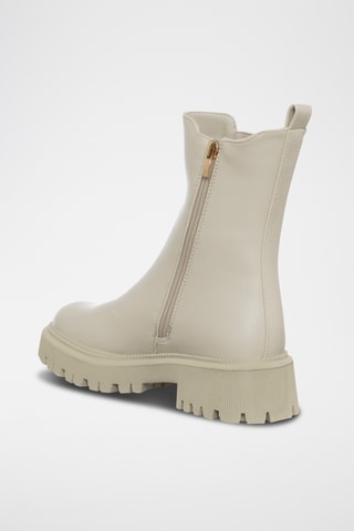 Enkellaarzen - Beige - Loretta by Loretta