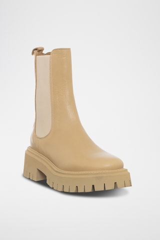 Leren Chelsea Boots - Beige - Loretta Pettinari