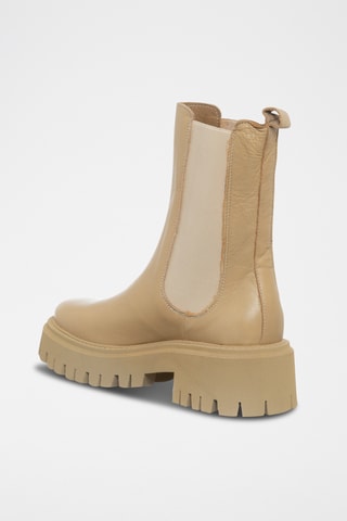 Leren Chelsea Boots - Beige - Loretta Pettinari