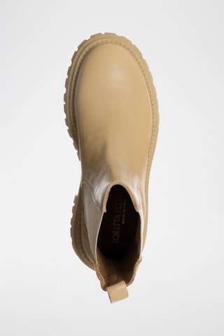 Leren Chelsea Boots - Beige - Loretta Pettinari