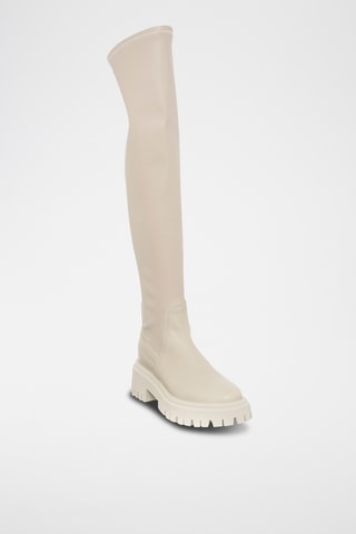 Leren Lieslaarzen - Beige - Loretta Pettinari