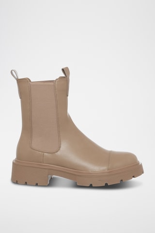 Chelsea Boots - Beige - Loretta by Loretta
