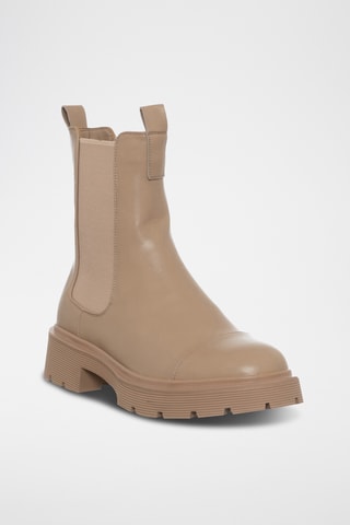 Chelsea Boots - Beige - Loretta by Loretta