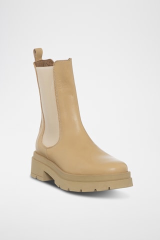 Leren Chelsea Boots - Beige - Loretta Pettinari