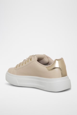 Platform Sneakers - Beige - Loretta by Loretta