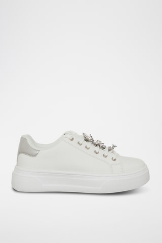 Platform Sneakers - Wit - Loretta by Loretta