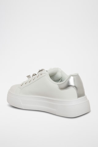 Platform Sneakers - Wit - Loretta by Loretta
