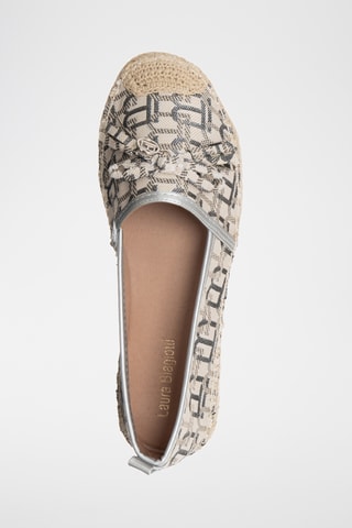 Platform Espadrilles - Zilverkleurig - Laura Biagotti