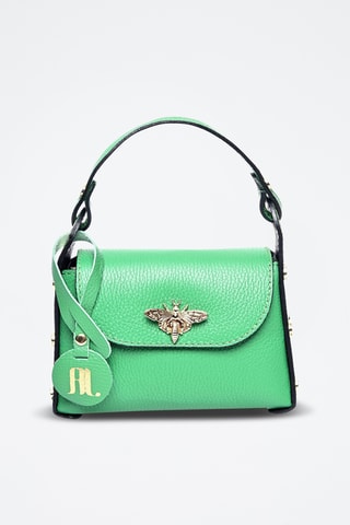 Leren Handtas - Anna Luchini - Groen