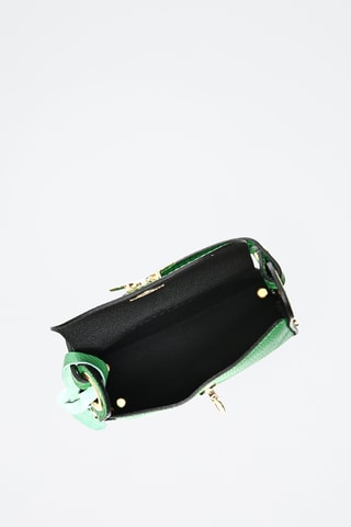Leren Handtas - Anna Luchini - Groen