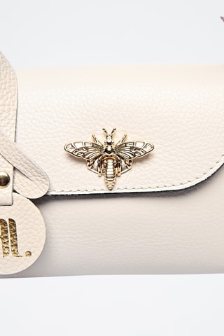 Leren Handtas - Anna Luchini - Beige